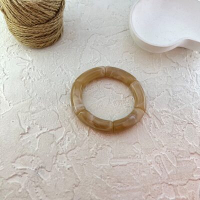دستبند زنانه بنگل مدل رزین کد B5391