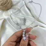 نیم ست زنانه مدل جواهری کد M4390