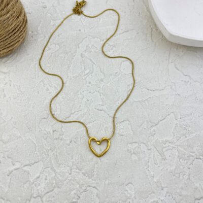 گردنبند زنانه مدل قلب کد N5138