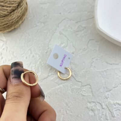 گوشواره زنانه ژوپینگ مدل حلقه ای کد E6264