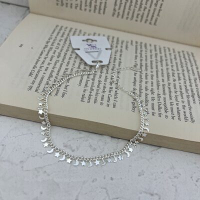 پابند زنانه وای اس ایکس مدل ماه و ستاره کد A4526