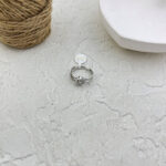 انگشتر زنانه ژوپینگ مدل گره جواهری کد R51711