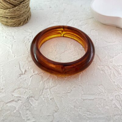 دستبند زنانه بنگل مدل رزین کد B5367