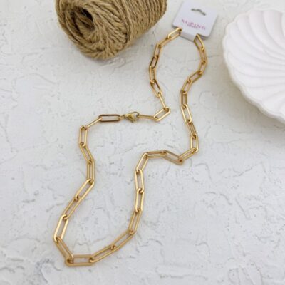 گردنبند زنانه ژوپینگ مدل زنجیری N4971