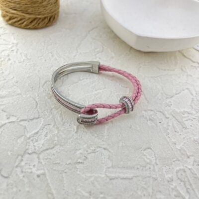 دستبند زنانه چرمی مدل قایق بادبانی کد B5326