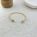 دستبند زنانه بنگل مینیمال مدل طنابی کد B5338