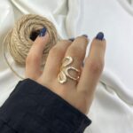 انگشتر زنانه مدل گل کد R51810