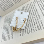 گوشواره زنانه ژوپینگ مدل مربع کد E4896