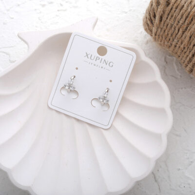 گوشواره زنانه ژوپینگ مدل گل کد E5384