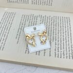 گوشواره زنانه ژوپینگ مدل پاپیون کد E5247