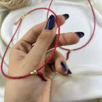 گردنبند زنانه مهره ای تابستانی مدل فلفل کد N5239