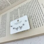 گوشواره زنانه مدل دم وال کد E5180 مجموعه 3 عددی
