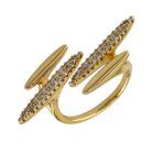 انگشتر زنانه ژوپینگ مدل جواهری کد R51746