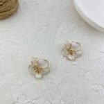 گوشواره زنانه مدل گل کد E6211