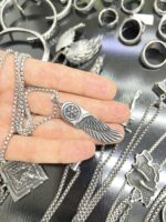 گردنبند مردانه مدل بال هوروس کد Men0018
