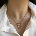 گردنبند پاپیون کد N1006