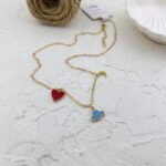 گردنبند زنانه ژوپینگ مدل ماه و ستاره کد N4965