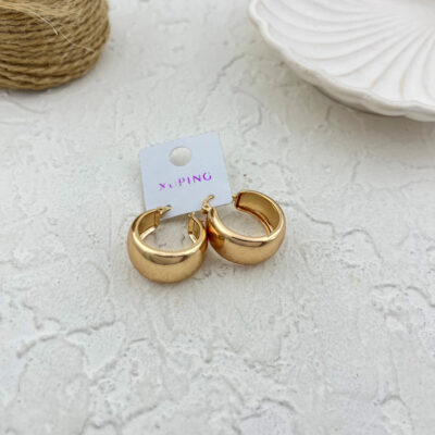 گوشواره زنانه ژوپینگ مدل حلقه ای کد E5953