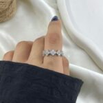 انگشتر زنانه مدل جواهری ونکلیف کد R51834
