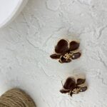 گوشواره زنانه مدل گل کد E6211
