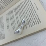 انگشتر زنانه مدل پاپیون طرح دو انگشتی کد R4624