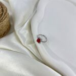 انگشتر زنانه مدل تک نگین کد R51774