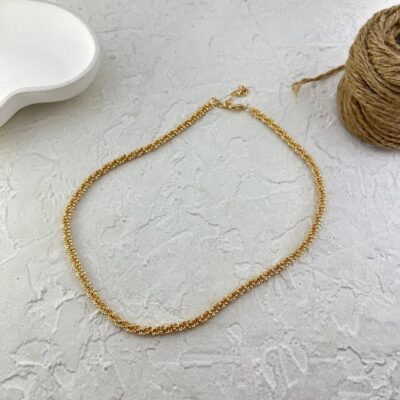 گردنبند زنانه مدل مینیمال خاویاری کد N5193