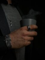 دستبند بنگل مردانه مدل فروهر کد Men0024