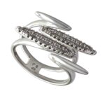 انگشتر زنانه ژوپینگ مدل خطی کد R4853