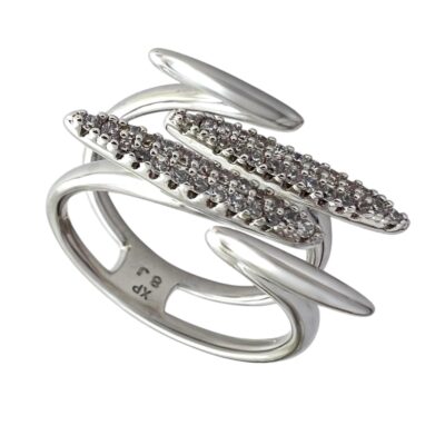 انگشتر زنانه ژوپینگ مدل خطی کد R4853