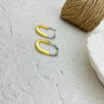 گوشواره زنانه مدل قفل تیفانی کد E5652
