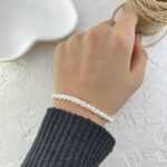 دستبند زنانه مینیمال مدل خاویاری کد B5446