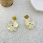 گوشواره زنانه مدل گل کد E6115