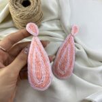 گوشواره زنانه مدل حصیری کد E6394