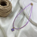 گردنبند زنانه مهره ای تابستانی مدل ونکلیف کد N5249