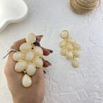 گوشواره زنانه مدل میناکاری کد E6324