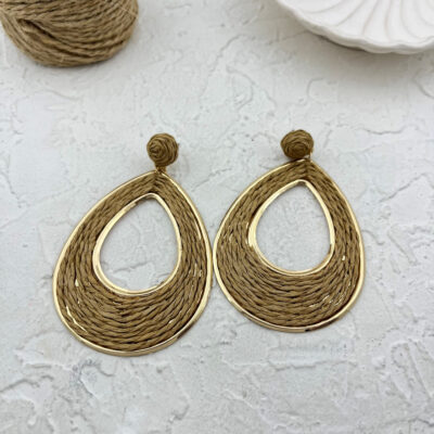 گوشواره زنانه مدل اشک کد E6035