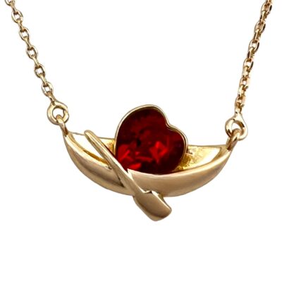 گردنبند زنانه ژوپینگ مدل قلب کد N4649