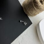 پیرسینگ ناف استیل زنانه مدل شنل جواهری کد P4838