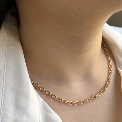 زنجیر گردنبند ژوپینگ طرح هرمس کد N1003