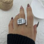 انگشتر زنانه مدل ساعت کد R5136
