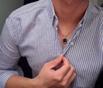 گردنبند اونیکس مردانه کد N1021