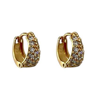 گوشواره زنانه ژوپینگ مدل جواهری کد E6351