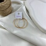 گوشواره زنانه ژوپینگ مدل حلقه ای کد E6499
