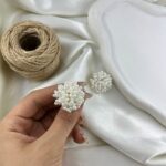 گوشواره زنانه مدل مروارید کد E6488