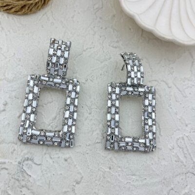 گوشواره زنانه جواهری مدل اینه کد E5756
