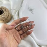نیم ست زنانه مدل پاپیون کد M4378