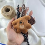 آویز کیف چارم بگ خرس پشمی کد J4136
