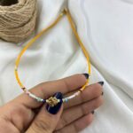 گردنبند زنانه مهره ای تابستانی مدل ونکلیف کد N5271