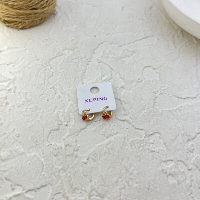 گوشواره زنانه ژوپینگ مدل گیلاس کد E6129